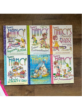 Girls Harper Fancy Nancy Bountiful Box of Books Pink Multicolor